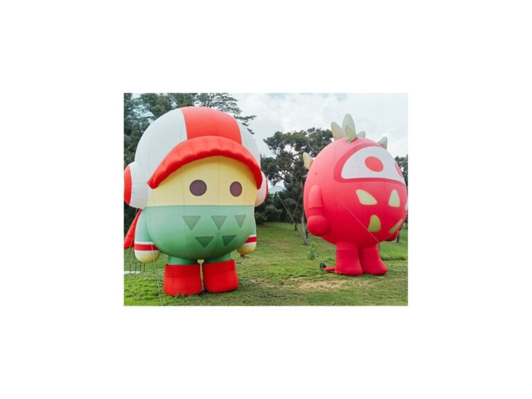 DurianBB Academy mascot at Malaysia's first durian edutourism attraction in Seri Kembangan, Selangor near Kuala Lumpur.